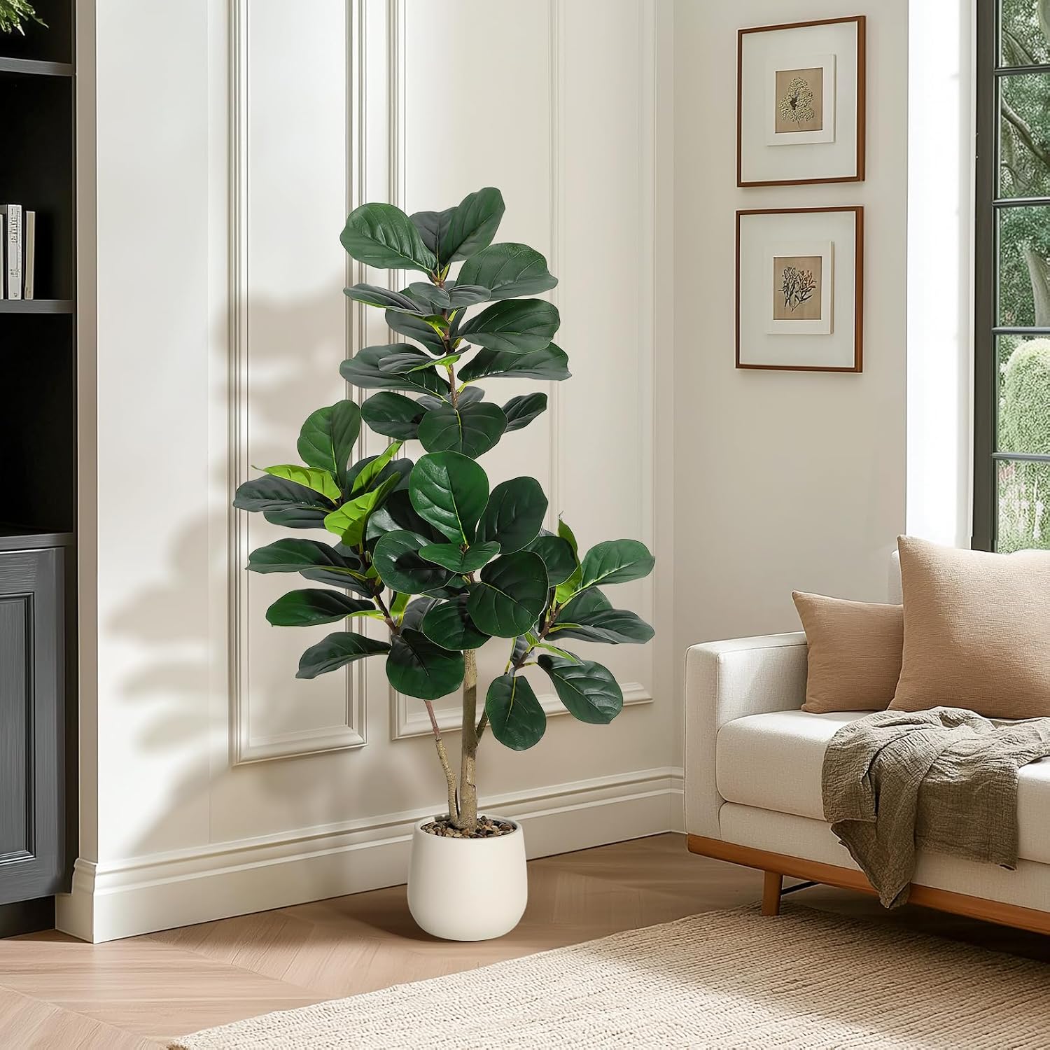 Ficus Lyrata Tree - 4 ft (1,2 metre) yüksekliğinde, 48