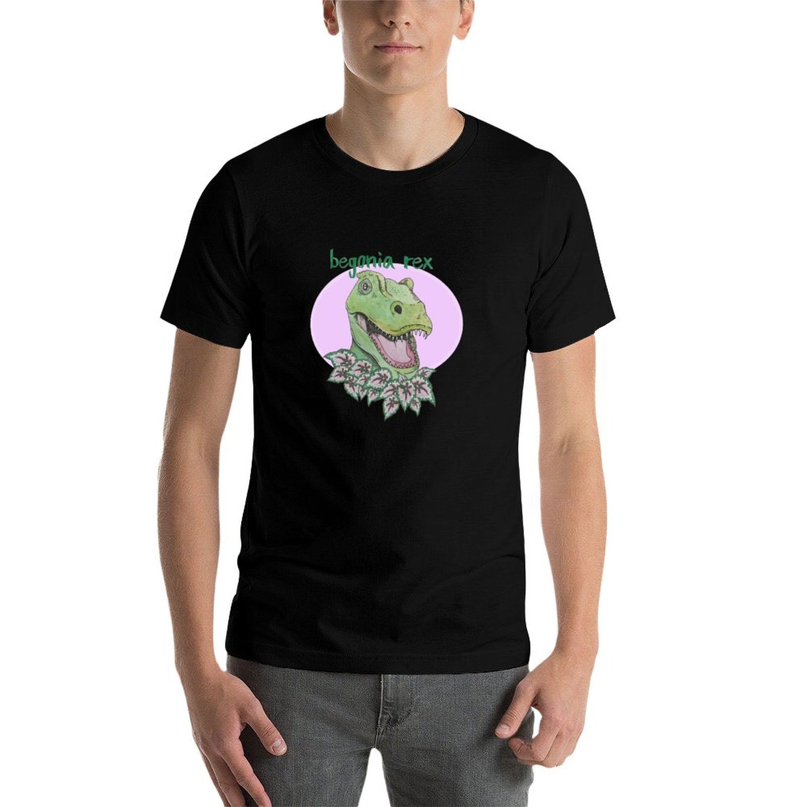 T rex begonya (pembe) Tişört Y - Begonia Rex incelemesi ve fiyatı